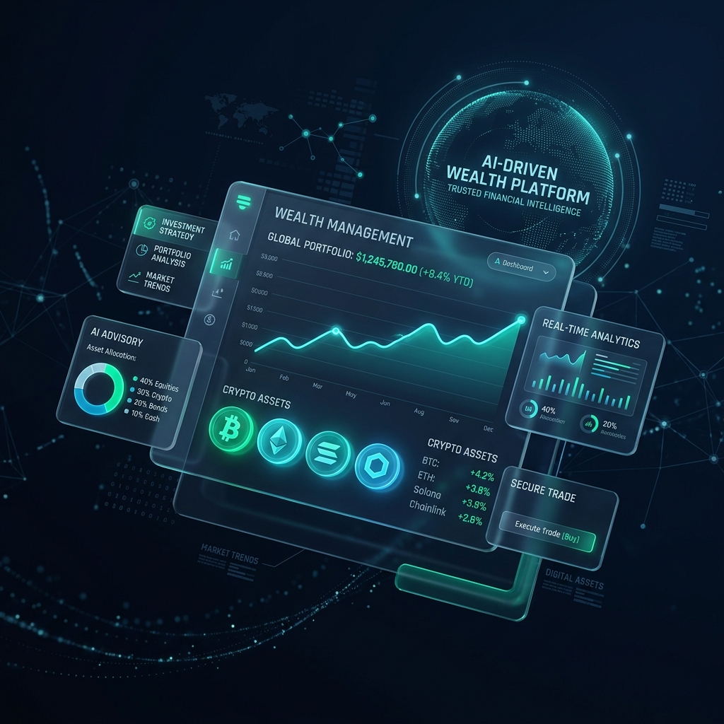 Futuristic Finance Dashboard
